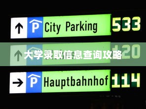 大学录取信息查询全攻略，轻松获取准确录取号码信息